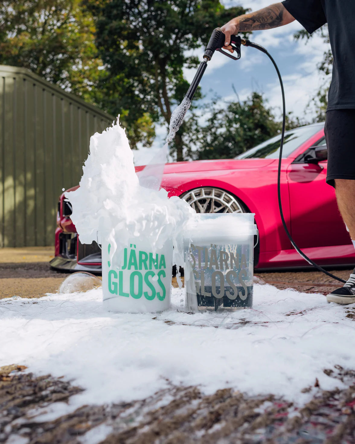 Car Wash Bucket Kit With Dirt Catchers